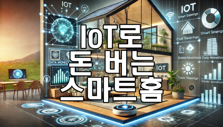 IoT로 돈 버는 스마트홈