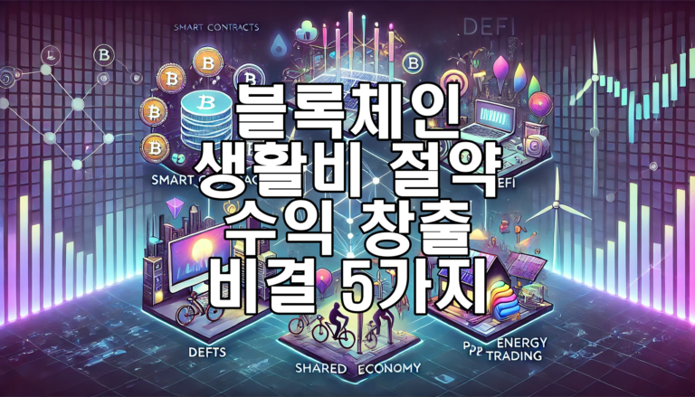 2024년 블록체인 기술로 생활비 아끼고 수익 올리는 비결 5가지