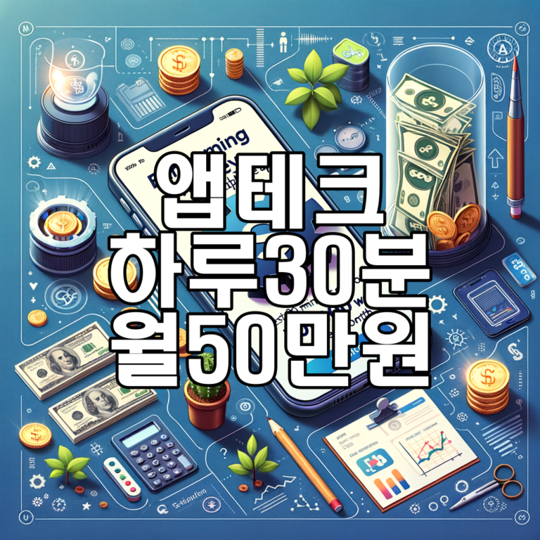 앱테크의 시대: 하루 30분으로 월 50만원 벌기