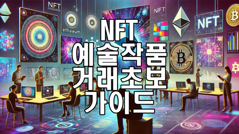 NFT 예술 작품 거래 초보자를 위한 6단계 가이드